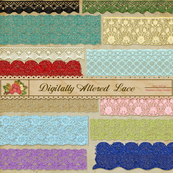 Digital Altered Lace